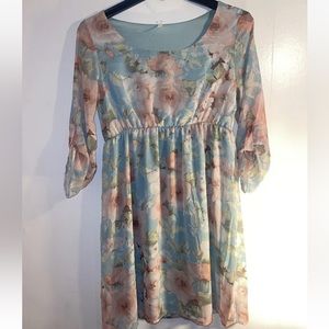 pink blush Maternity dress Size Large